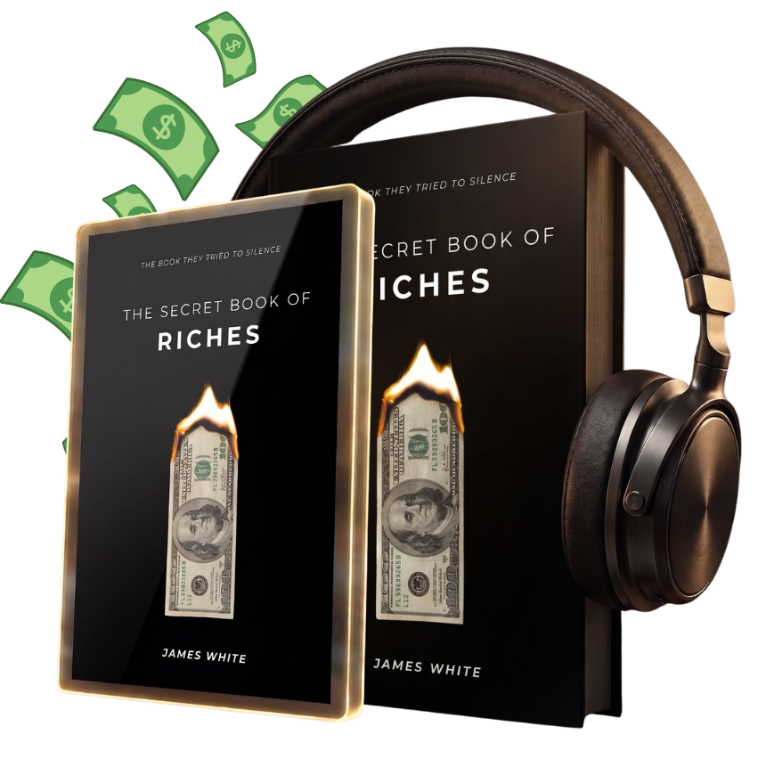 Paperback cover of The Secret Book of Riches by James White